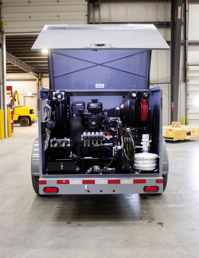 Petrol Plus mobile fuel and greasing service trailer